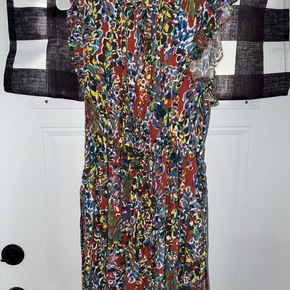 Floral Multicolor Women's Dress